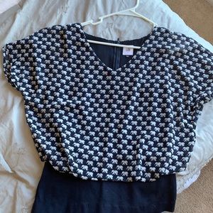 Cabi navy blouse small